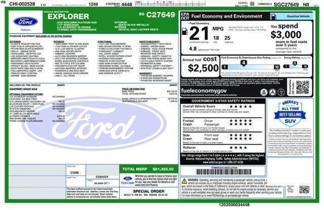 2025 Ford Explorer Platinum