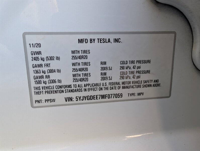 2021 Tesla Model Y Long Range