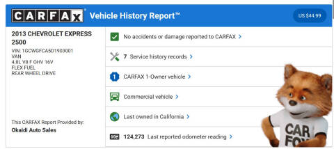 2013 Chevrolet Express 2500