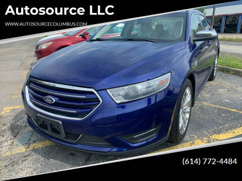 2013 Ford Taurus for sale at Autosource LLC in Columbus OH