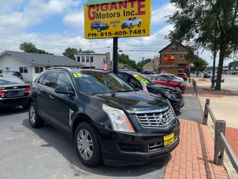 2013 Cadillac SRX for sale at GIGANTE MOTORS INC in Joliet IL