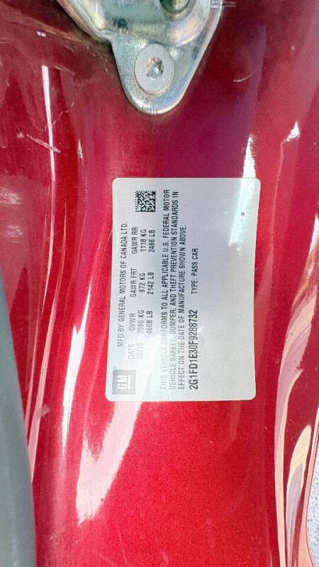 2015 Chevrolet Camaro LT