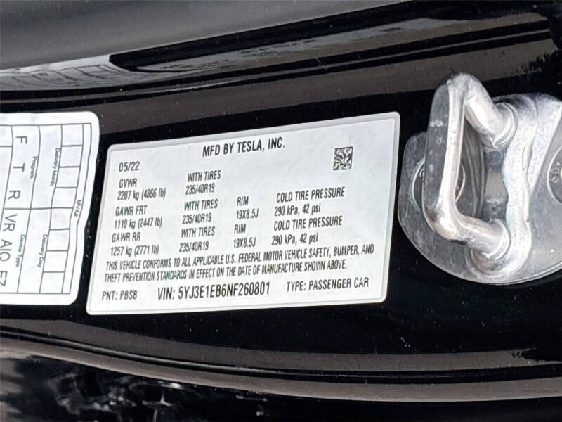 2022 Tesla Model 3 Long Range