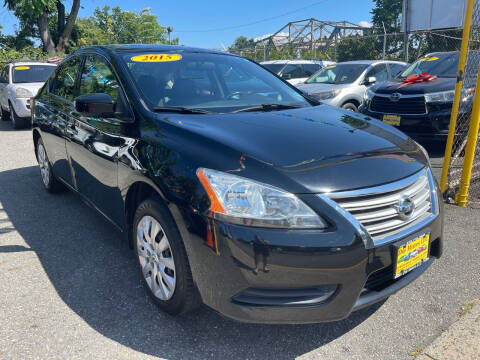 2015 Nissan Sentra for sale at Din Motors in Passaic NJ