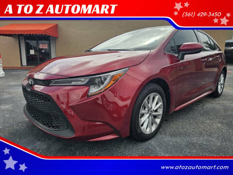 2022 Toyota Corolla for sale at A TO Z  AUTOMART - A TO Z AUTOMART in West Palm Beach FL