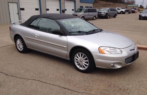 2002 Chrysler Sebring for sale at DAVE'S AUTO SERVICE in Iron Mountain MI