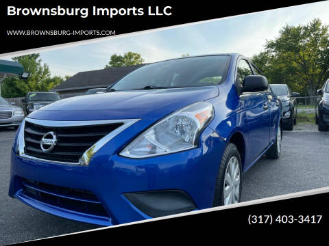 2015 Nissan Versa for sale at Brownsburg Imports LLC in Indianapolis IN