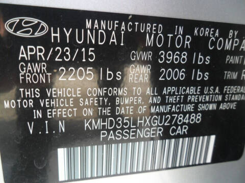 2016 Hyundai Elantra GT