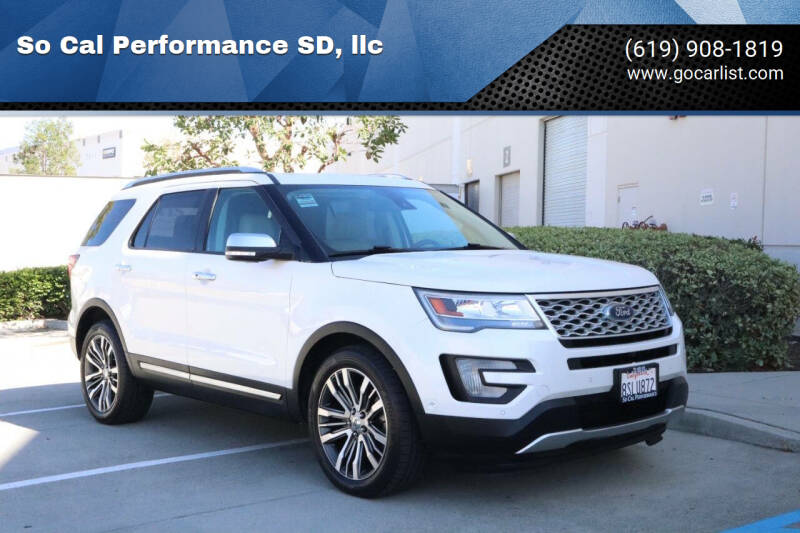 2017 Ford Explorer Platinum