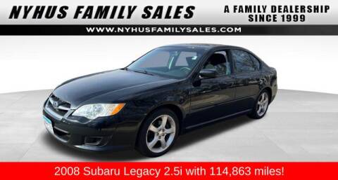 2008 Subaru Legacy for sale at Nyhus Family Sales in Perham MN