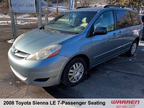2008 Toyota Sienna for sale at Warren Auto Sales in Oxford NY