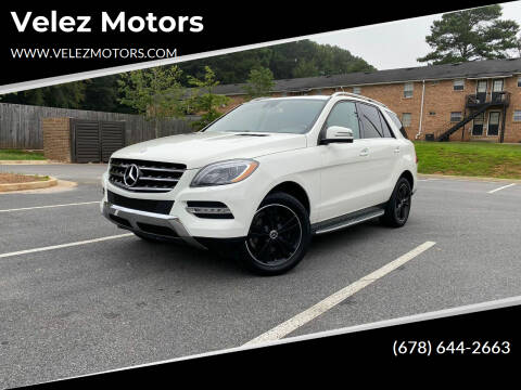 2013 Mercedes-Benz M-Class for sale at Velez Motors in Peachtree Corners GA