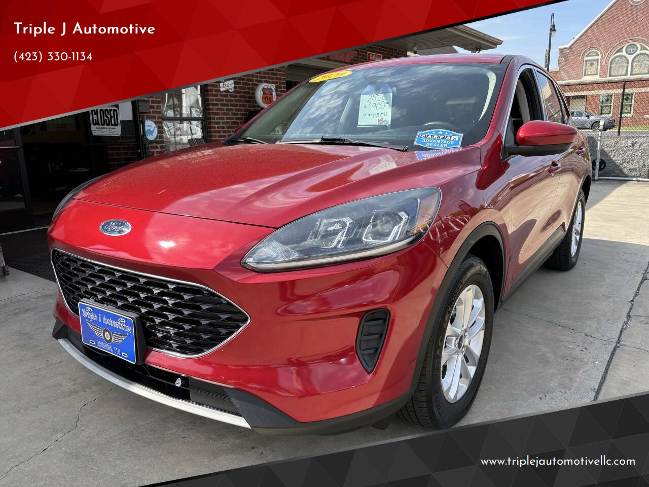 Red 2020 Ford Escape SE AWD SE 4dr SUV 1