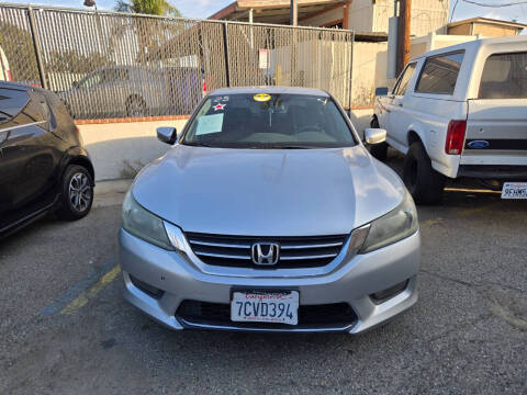 2014 Honda Accord for sale at E and M Auto Sales in Bloomington CA