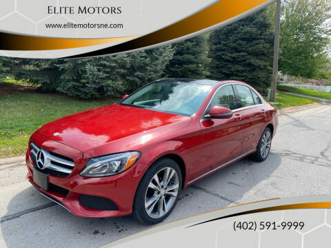 2016 Mercedes-Benz C-Class for sale at Elite Motors in Bellevue NE