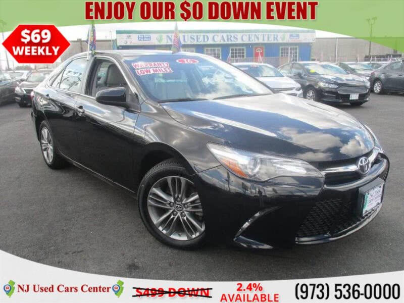 2016 Toyota Camry for sale at New Jersey Used Cars Center in Irvington NJ