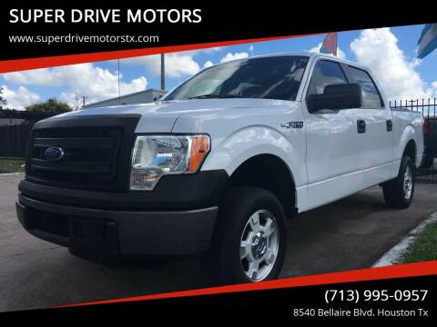 2014 Ford F-150 for sale at SUPER DRIVE MOTORS in Houston TX