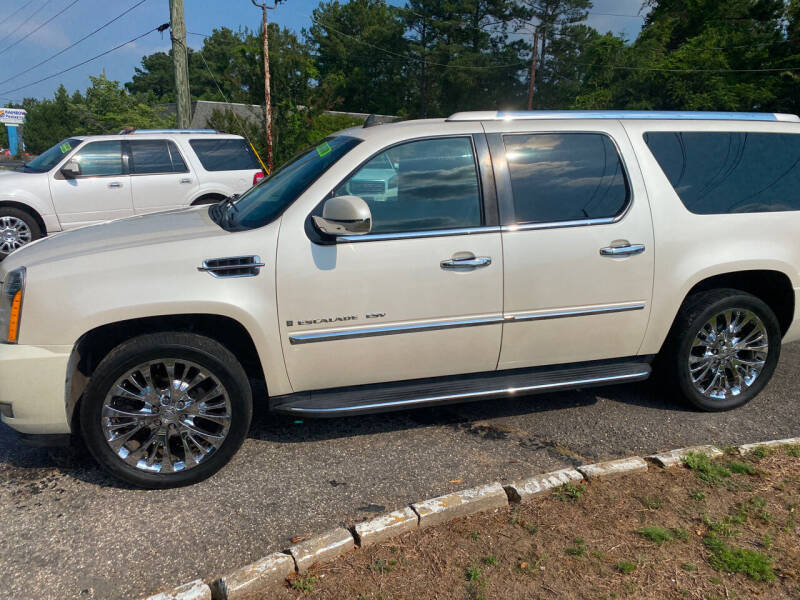 2008 Cadillac Escalade ESV for sale at TOP OF THE LINE AUTO SALES in Fayetteville NC