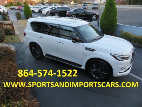 2020 Infiniti QX80 for sale at Sports & Imports INC in Spartanburg SC
