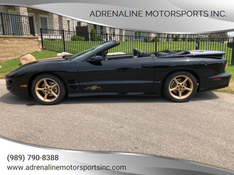 2001 Pontiac Firebird for sale at Adrenaline Motorsports Inc. in Saginaw MI