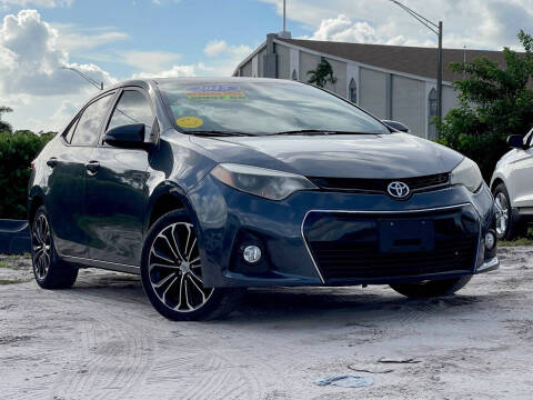 2015 Toyota Corolla for sale at One Vision Auto in Hollywood FL