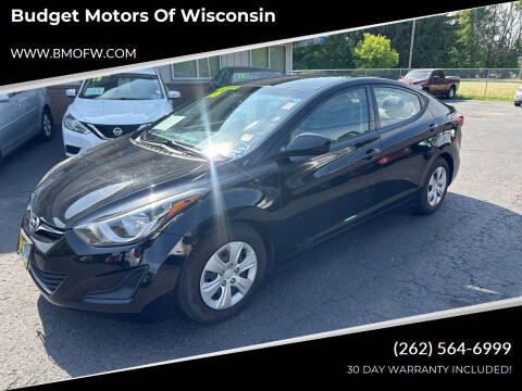 2016 Hyundai Elantra for sale at Budget Motors of Wisconsin in Racine WI