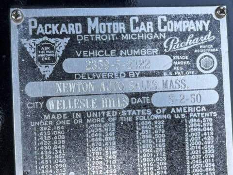 1950 Packard Custom 8 Victoria