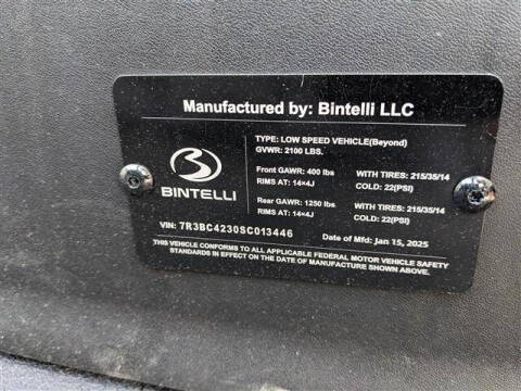 2025 Bintelli BEYOND 4PR LIFTED LITHIUM