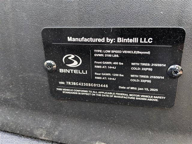 2025 Bintelli BEYOND 4PR LIFTED LITHIUM