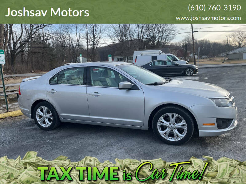 2012 Ford Fusion for sale at Joshsav Motors in Walnutport PA