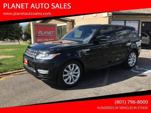 2016 Land Rover Range Rover Sport for sale at PLANET AUTO SALES in Lindon UT