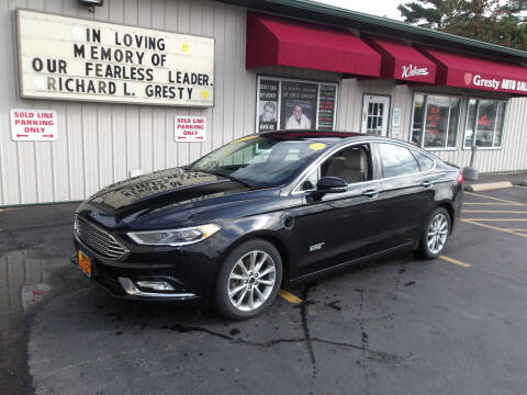 2017 Ford Fusion Energi for sale at GRESTY AUTO SALES in Loves Park IL