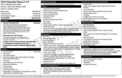 2019 Chevrolet Tahoe LT