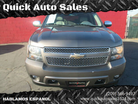 2011 Chevrolet Tahoe for sale at Quick Auto Sales in Ceres CA