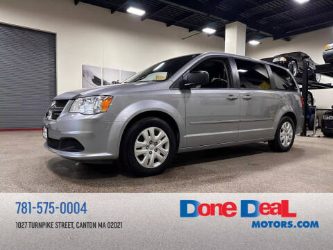 2016 Dodge Grand Caravan for sale at DONE DEAL MOTORS in Canton MA