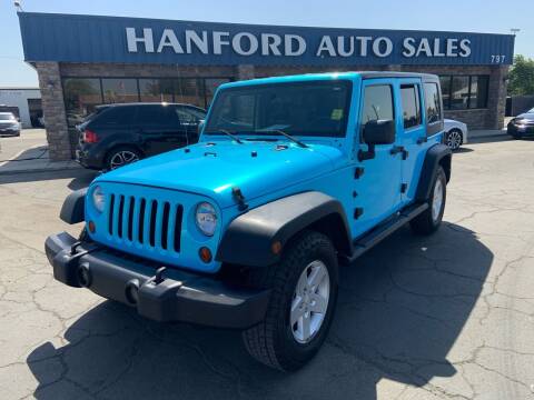2009 Jeep Wrangler Unlimited for sale at Hanford Auto Sales in Hanford CA