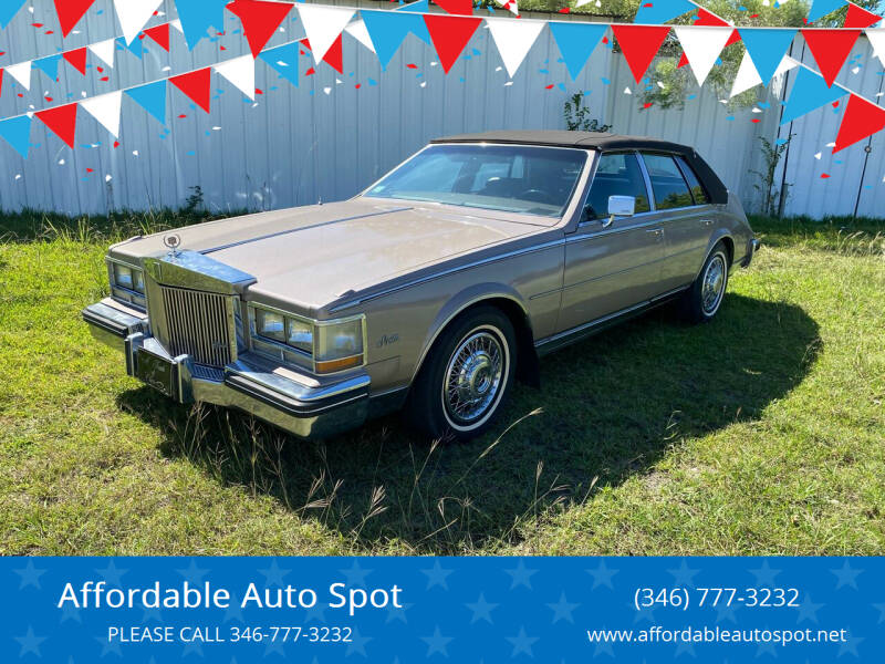 1984 Cadillac Seville for sale at Affordable Auto Spot in Houston TX