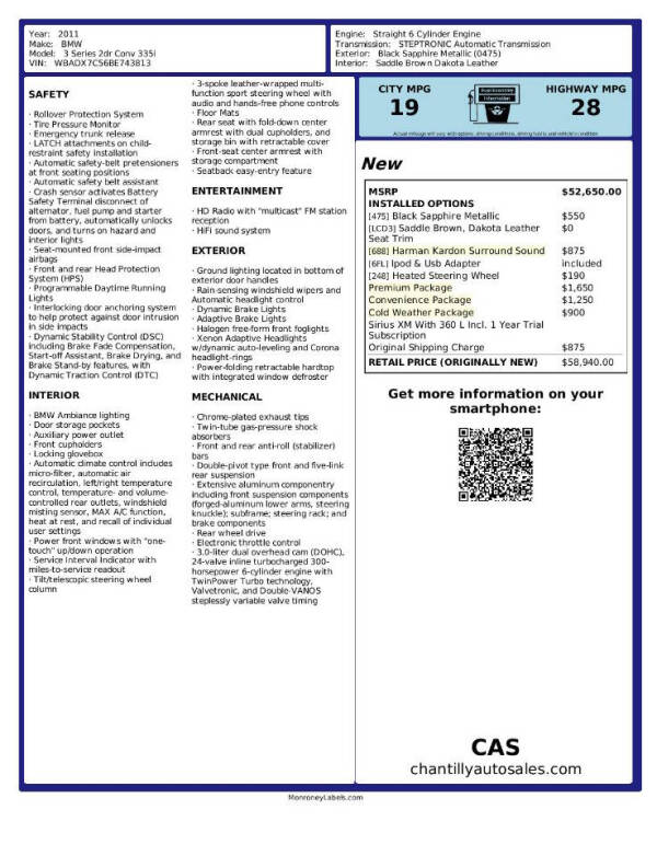 2011 BMW 3 Series 335i