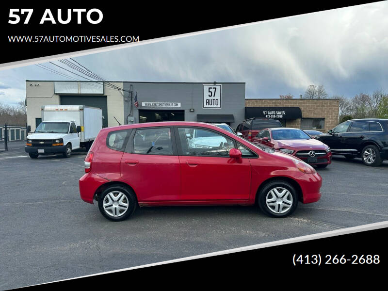 2008 Honda Fit for sale at 57 AUTO in Feeding Hills MA