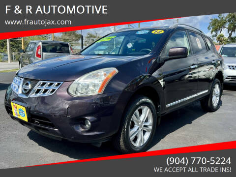 2013 Nissan Rogue for sale at F & R AUTOMOTIVE in Jacksonville FL