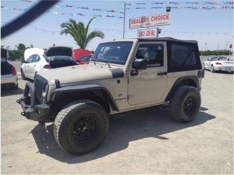 2017 Jeep Wrangler for sale at Dealers Choice Inc in Farmersville CA