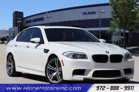 2013 BMW M5 for sale at HILINE MOTORS in Plano TX