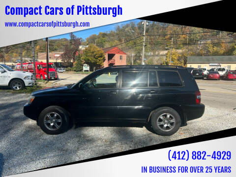 2005 Toyota Highlander for sale at Compact Cars of Pittsburgh in Pittsburgh PA