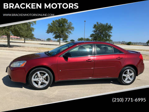 2008 Pontiac G6 for sale at BRACKEN MOTORS in San Antonio TX