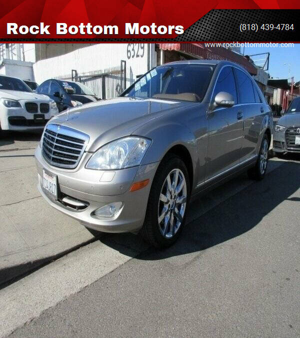 2008 Mercedes-Benz S-Class for sale at Rock Bottom Motors in North Hollywood CA