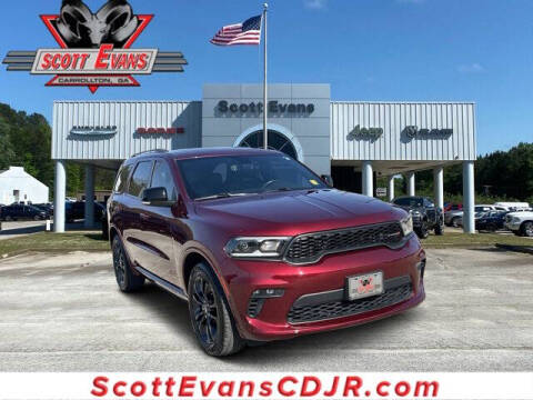 2021 Dodge Durango for sale at SCOTT EVANS CHRYSLER DODGE in Carrollton GA