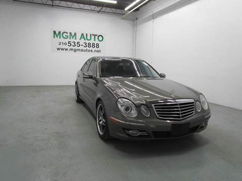 2008 Mercedes-Benz E-Class for sale at MGM Auto in San Antonio, TX