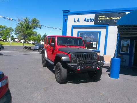 2014 Jeep Wrangler Unlimited for sale at LA AUTO RACK in Moses Lake WA