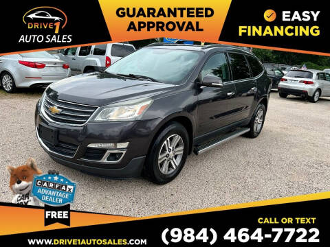 2015 Chevrolet Traverse for sale at Drive 1 Auto Sales in Wake Forest NC