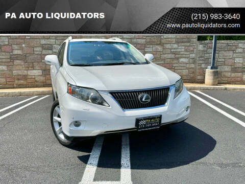 2011 Lexus RX 350 for sale at PA AUTO LIQUIDATORS in Huntingdon Valley PA